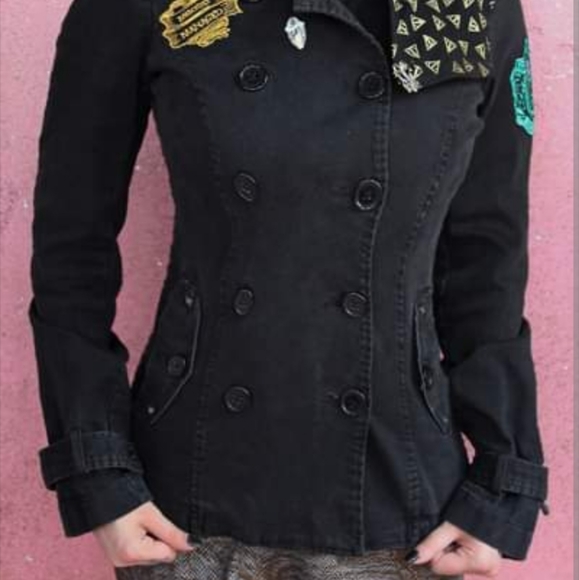 SOLD @MARKET! Harry Potter Syltherin themed Tripp NYC custom upcycled piece - Picture 10 of 11